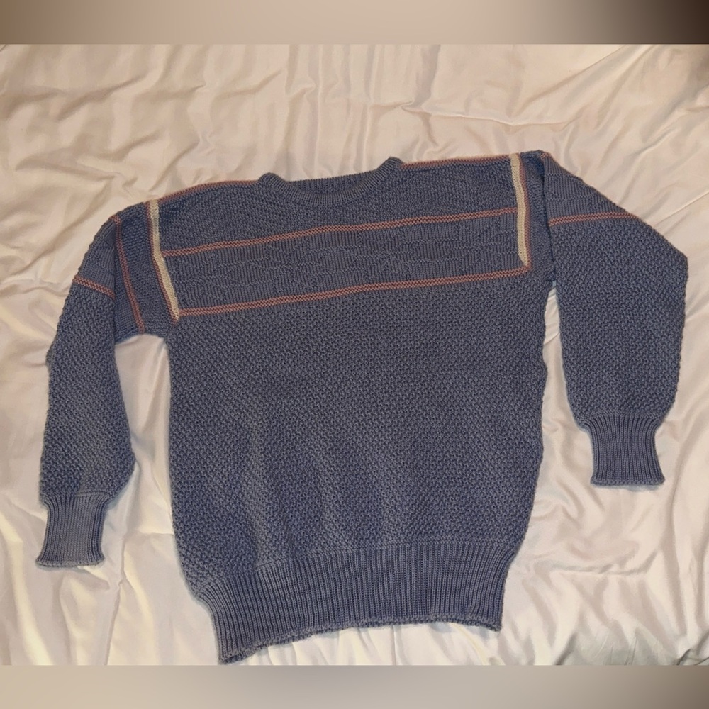 Dale of Norway Blue Snowflake Sweater